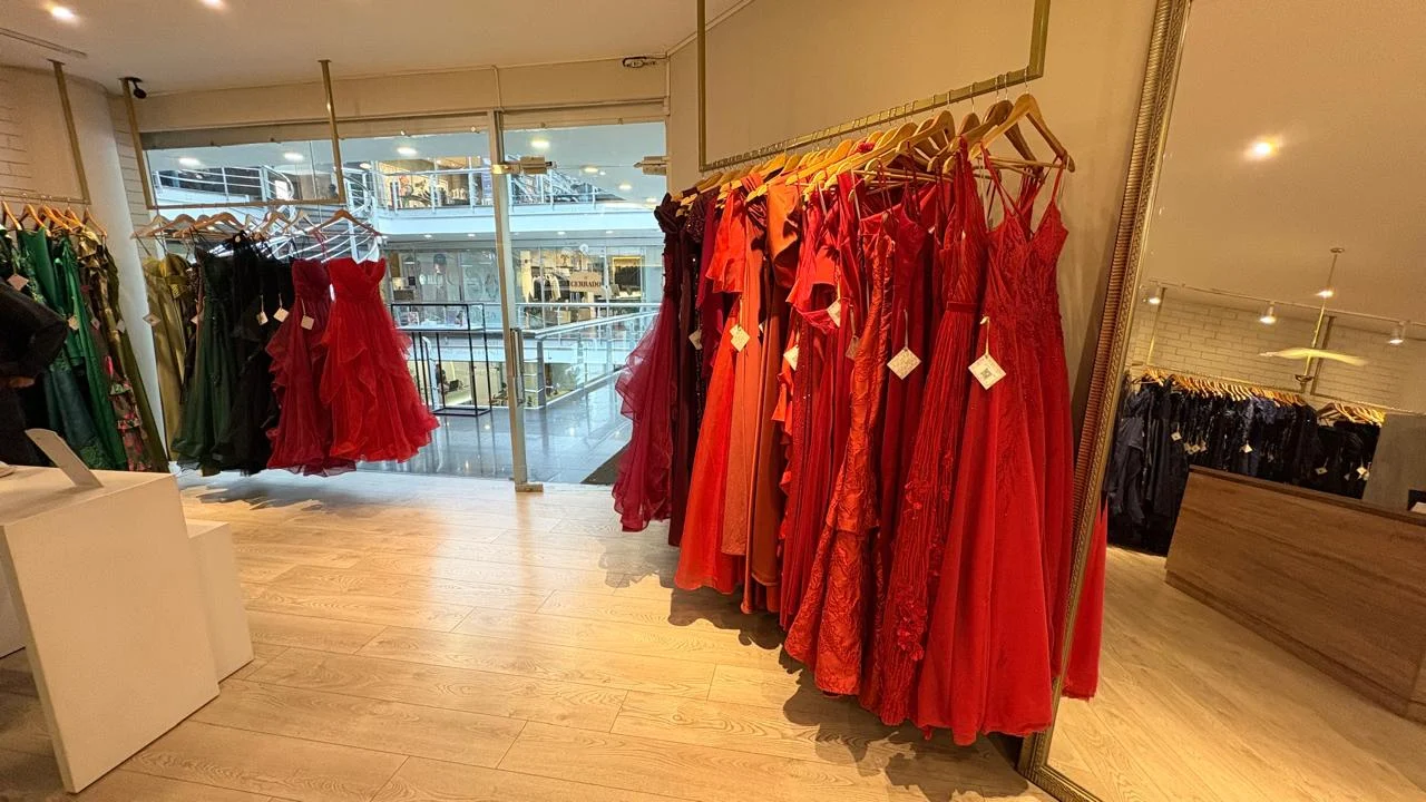 Colección de vestidos rojos de diseñador